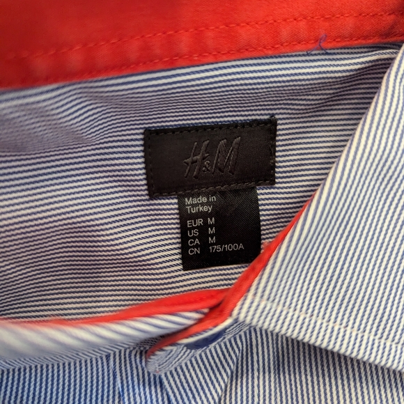 H&M French cuffed medium dress shirt - Picture 2 of 4